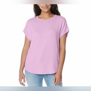 Buffalo Ladies' French Terry Lilac Short Sleeve Top